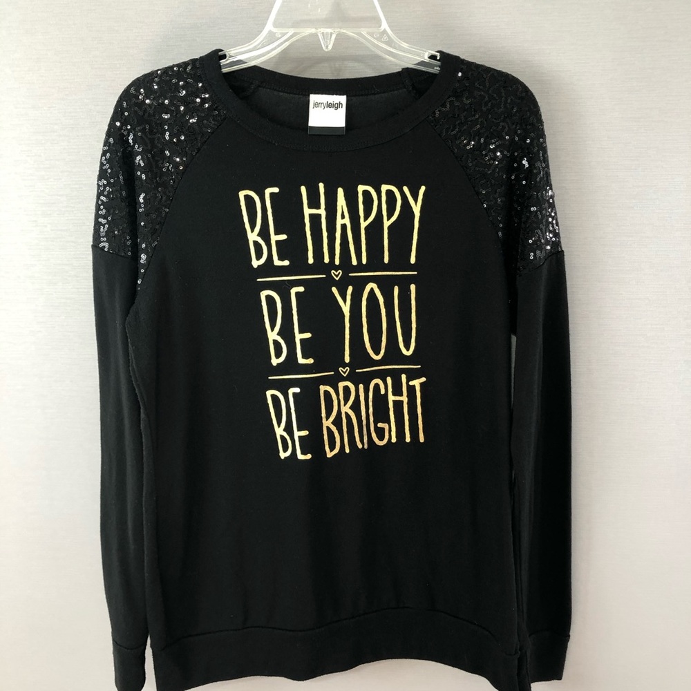 Jerry Leigh Statement Top! Black/Gold. SZ L jr